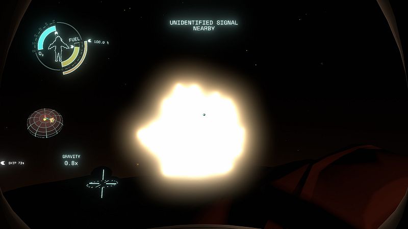 outer wilds space planet beautiful eclipse supernova
