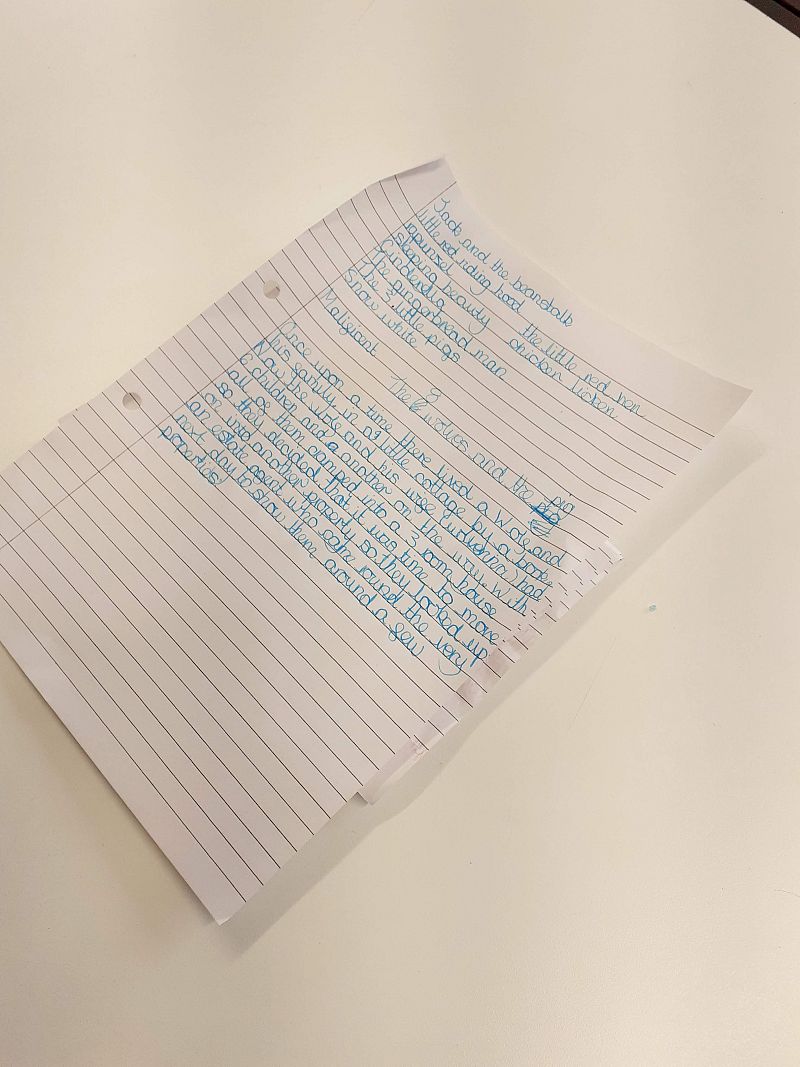 Young Writers - week 2 - 'fractured fairy tales'